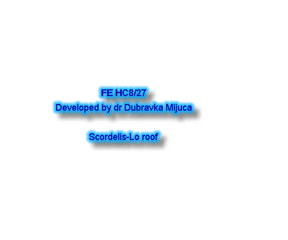 3D Finite Element HC8/9  primal-mixed FE formulation (u,t)
